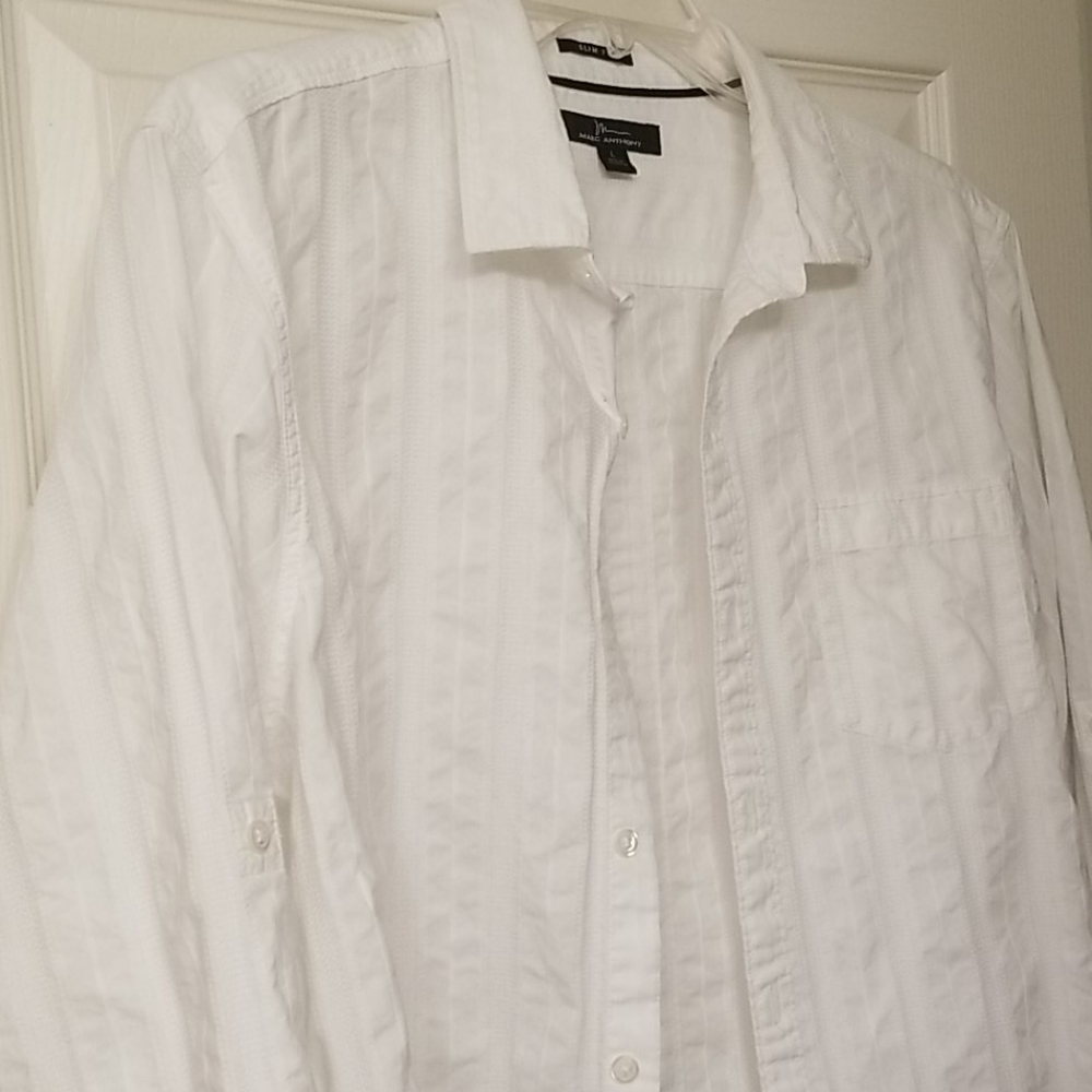 Marc Anthony slim fit casual button down shirt